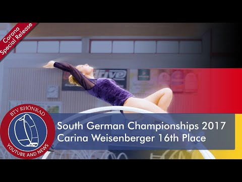 Süddeutsche Meisterschaften in Rhönradturnen 2017 Carina Weisenberger 16ter Platz