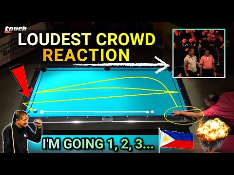 FILIPINO EFREN REYES SHOCKS GERMANY | Crazy Audience Response