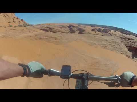 Older video showing the       loop ride descending through the Hurricane Dunes...