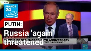 Russia 'again' threatened by German tanks, Putin says at WWII commemoration • FRANCE 24 English