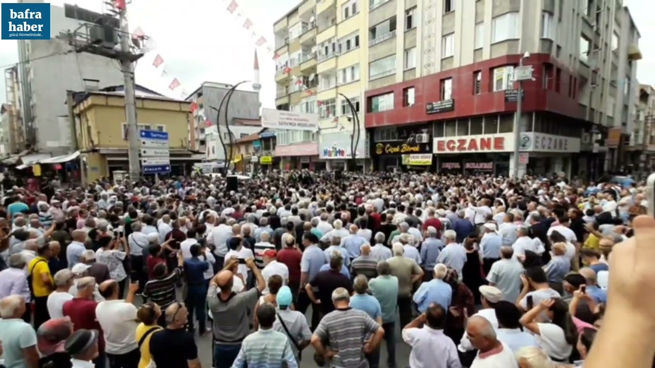 Kılıçdaroğlu’ndan Bafra’da miting havasında konuşma!