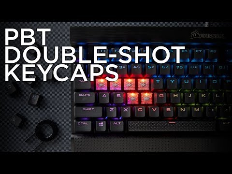 CORSAIR PBT Double-shot Keycaps - LEGENDS NEVER FADE