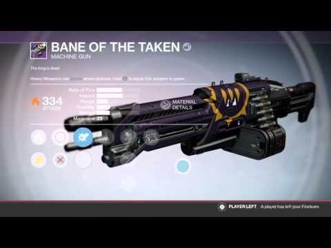 Bane Of The Taken Machine Gun - Challenge of Elders (Variks High Score Package - Destiny)