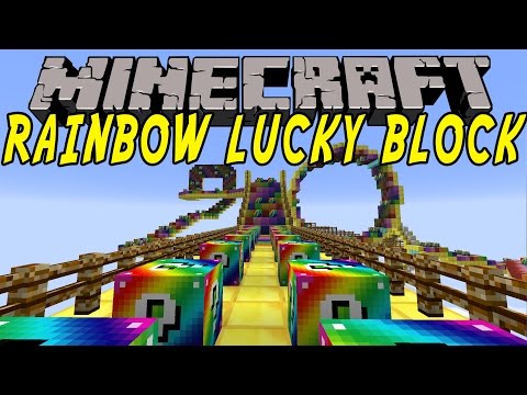 ChrisWhippit - Minecraft: RAINBOW LUCKY BLOCK RACE - Lucky Block Mod - Modded Mini-Game