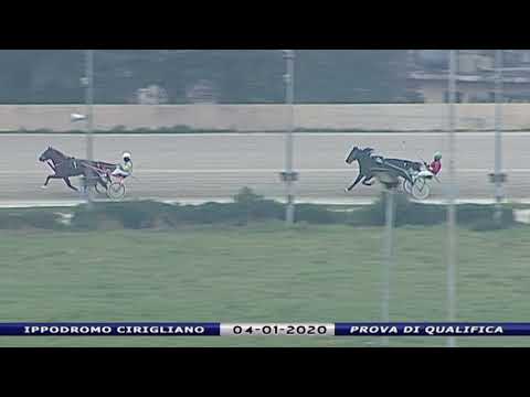 Aversa trotto 4 Gennaio 2020 - Prova di qualifica