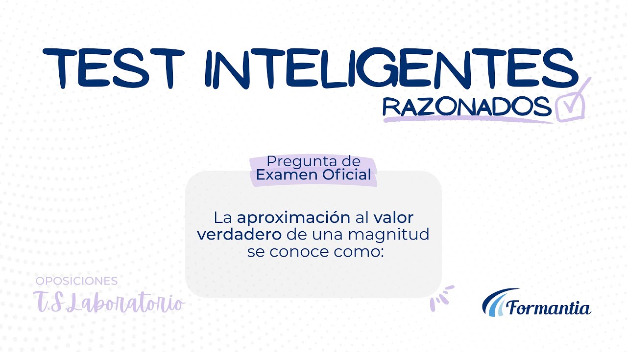 ⚪ T.S. Laboratorio - Test de Oposición - Pregunta de Examen Oficial Nº4 Simulacro Global