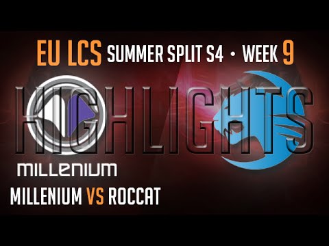 LCS Highlights Millenium vs Roccat Week 9 EU Summer 2014 MIL vs ROC S4 W9D2G2 Season 4