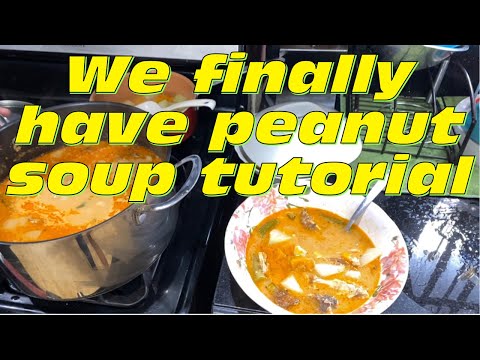 FINALLY MOMMY TEACH US HOW TO MAKE PEANUT SOUP!!