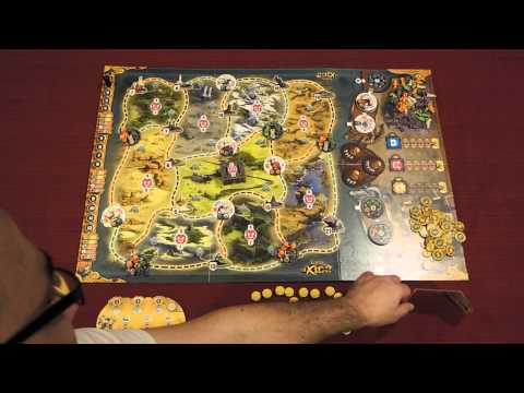 LORDS OF XIDIT Board Game Quick Walkthrough w/ Doron