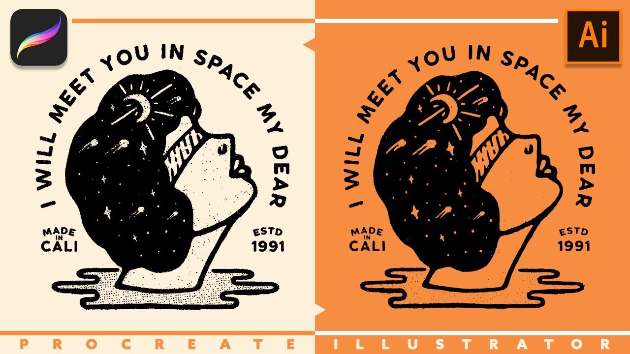 How I turn My Procreate Drawings Into Vector Graphics Using Adobe Illustrator