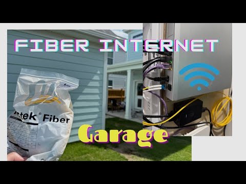 Running Fiber Internet to a Garage/Shed