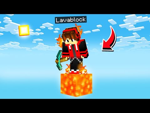 EpicDipic - Minecraft, But It's Only One LAVABLOCK
