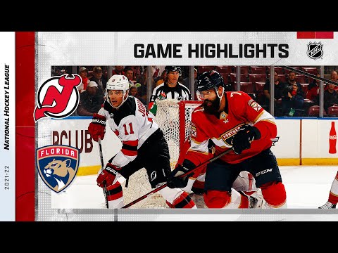 Devils @ Panthers 11/18/21 | NHL Highlights