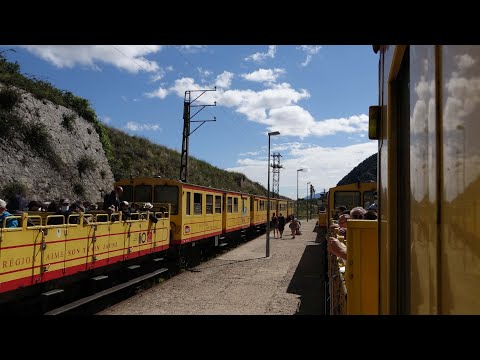 'Le Train Jaune' - Durch die Pyrenäen. Villefranche-Vernet-les-Bains - Latour-de-Carol-Enveitg