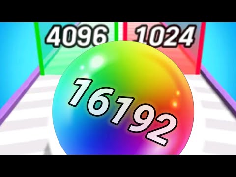 🔮Ball Run infinity ♾️vs puff up - 2048 (New Update) Gameplay New Update Part #27