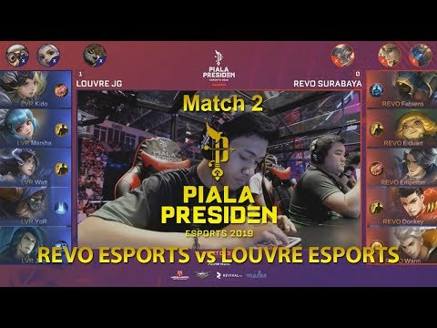 LOUVRE JG vs REVO SURABAYA [Match 2] Piala Presiden Esports 2019