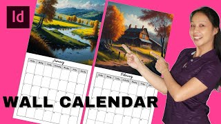 Design A Wall Calendar in Under 6 Minutes | Indesign Tutorial