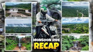 Monsoon ride vlog || Amezing waterfall & beautiful nature 🏞️