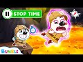 The Floor Is Lava Bumble Stops Time To Rescue Mom Family Fun Playtime BumbleOfficialChannel