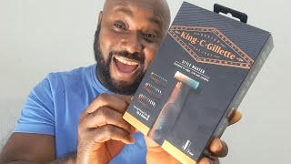 Unboxing King C Gillette from Braun
