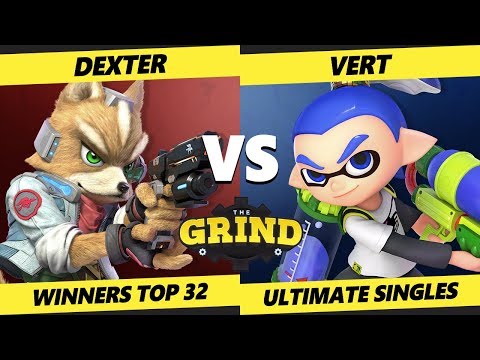 Smash Ultimate Tournament - Dexter (Fox) Vs. Vert (Inkling) The Grind 95 SSBU Winners Top 32