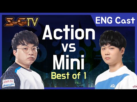 [ENG] "What a great play" Action vs Mini on Benzene (ZvP) - Starcraft Remastered