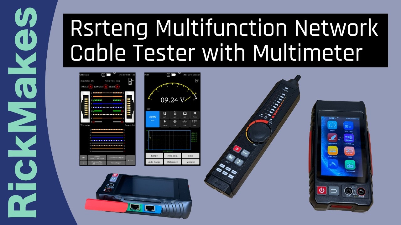 Rsrteng Multifunction Network Cable Tester with Multimeter