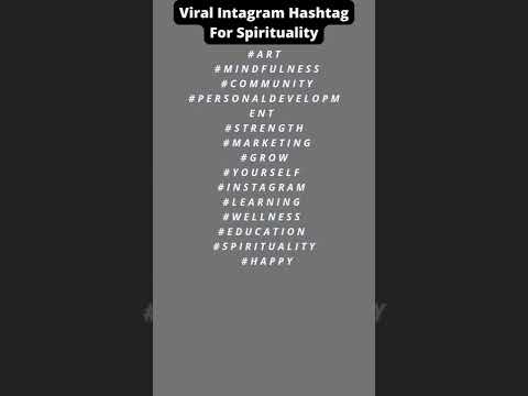 Viral Instagram Hashtags For Spirituality