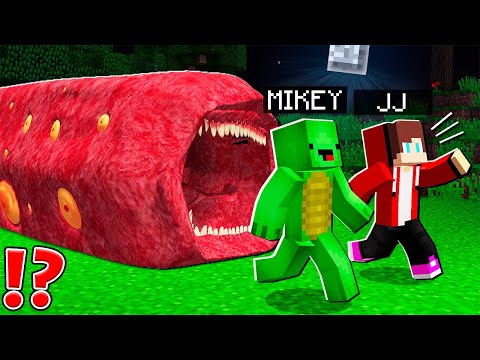 Shocking: Train Eater ATTACKS JJ and Mikey in Minecraft!
