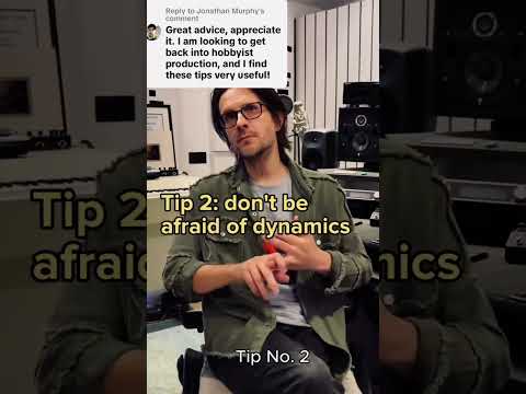Steven Wilson shares great tips on making music!