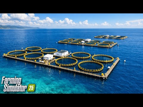 I Built a £3 MILLION Fish Farm from £0 in Farming Simulator 25