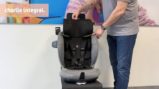 Zádržný systém - autosedačka CHARLIE Integral - Ukázka montáže a demontáže jednotlivého příslušenství