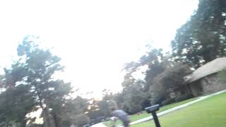 shane hebert wrecks bike in ditch