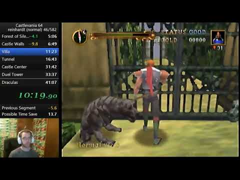 WR 41:03 Castlevania 64 Reinhardt Any% Speedrun!