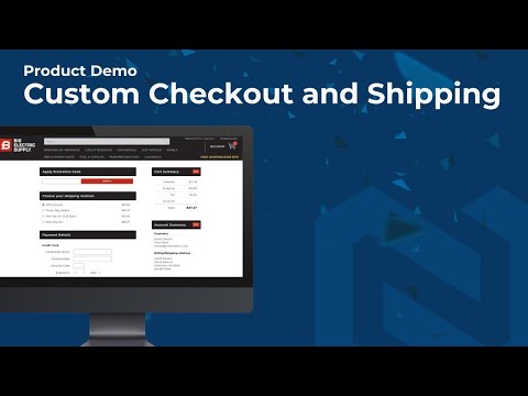 ERP-Integrated Shipping and Checkout - Demo