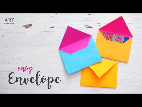 DIY Paper Envelope Tutorial | Easy Origami Envelope for Beginners