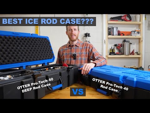 The BEST Ice Fishing Rod Case - Otter Pro-Tech 40 DEEP