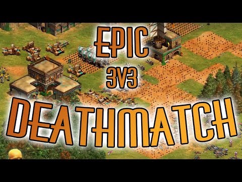 EPIC 2 Hour 3v3 Deathmatch [Age of Empires 2: HD Edition]