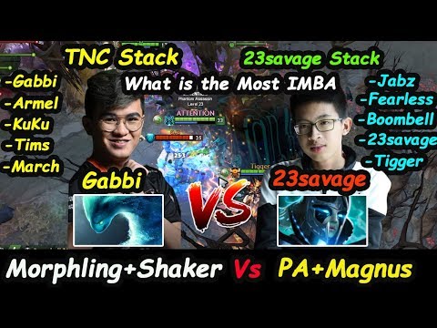 Battle OF IMBA COMBO TNC.Gabbi [Morphling] Shaker vs Fnatic.23savage PA Empower Dota 2 7.22 Gameplay