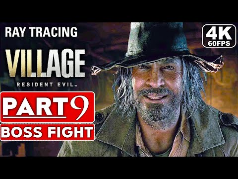 RESIDENT EVIL 8 VILLAGE Gameplay Walkthrough Part 9 BOSS FIGHT [4K 60FPS PC] - No Commentary