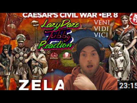 HISTORY FAN REACTION Caesar's Pontic War: Zela and Veni Vidi Vici Roman DOCUMENTARY - LAZYDAZE TUBBY