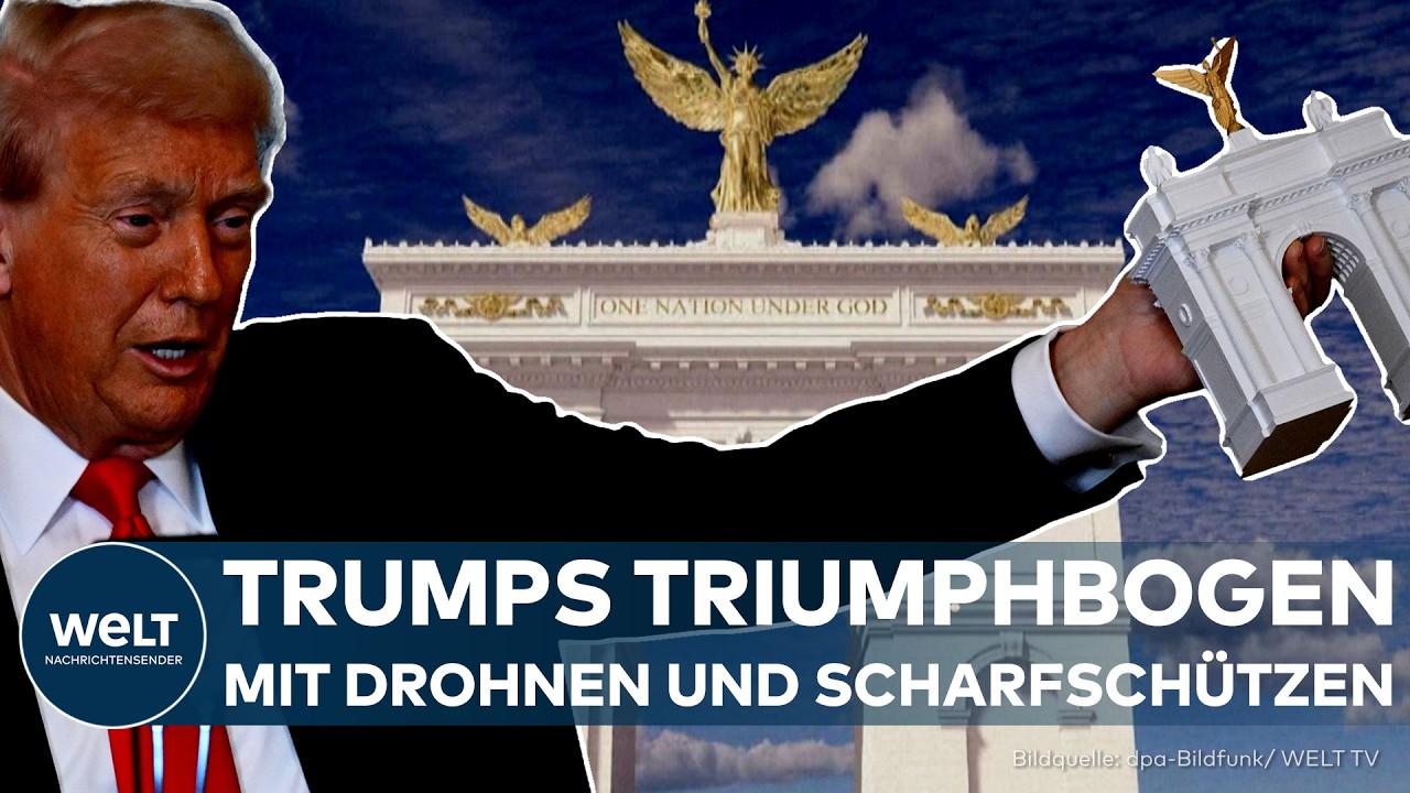 TRUMP: Neuer Plan für Triumphbogen in Washington – Drohnen und Scharfschützen sollen einziehen!