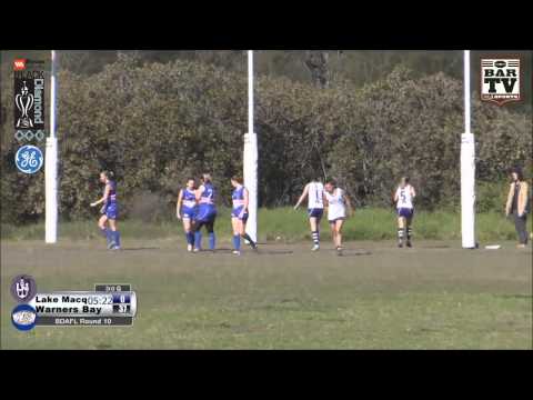 2015 BDAFL GE Women's Highlights - Lake Macquarie Dockers v Warners Bay Bulldogs