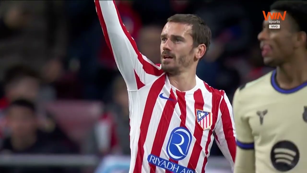 Atlético de Madrid 4 VS. 0 FC Barcelona Copa Del Rey Semifinales Ida (Goles) 🔴🔵🏆⚽