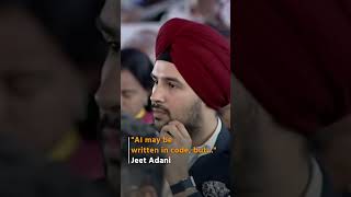 Jeet Adani on AI and Energy Cost of Intelligence is Power at Google Cloud Event