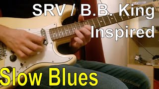 B.B. King/Stevie Ray Vaughan Inspired Slow Blues in Cm