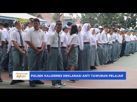 KAPOLSEK KALIDERES PIMPIN DEKLARASI ANTI TAWURAN PELAJAR