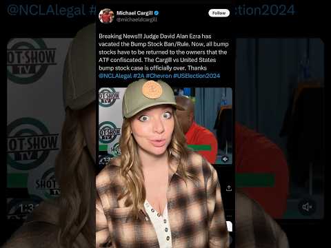 ATF Take a Kick in the Teeth! It Is FINALLY OVER! Bye Bye Bump stock Ban!!! #2ndamendment #shorts Thumbnail