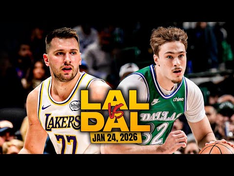 Los Angeles Lakers vs Dallas Mavericks Full Game Highlights | Jan 24, 2026 | FreeDawkins