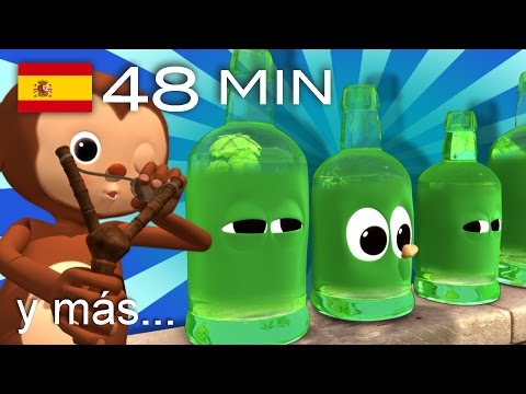 Diez botellas | Y muchas más canciones infantiles | ¡LittleBabyBum!